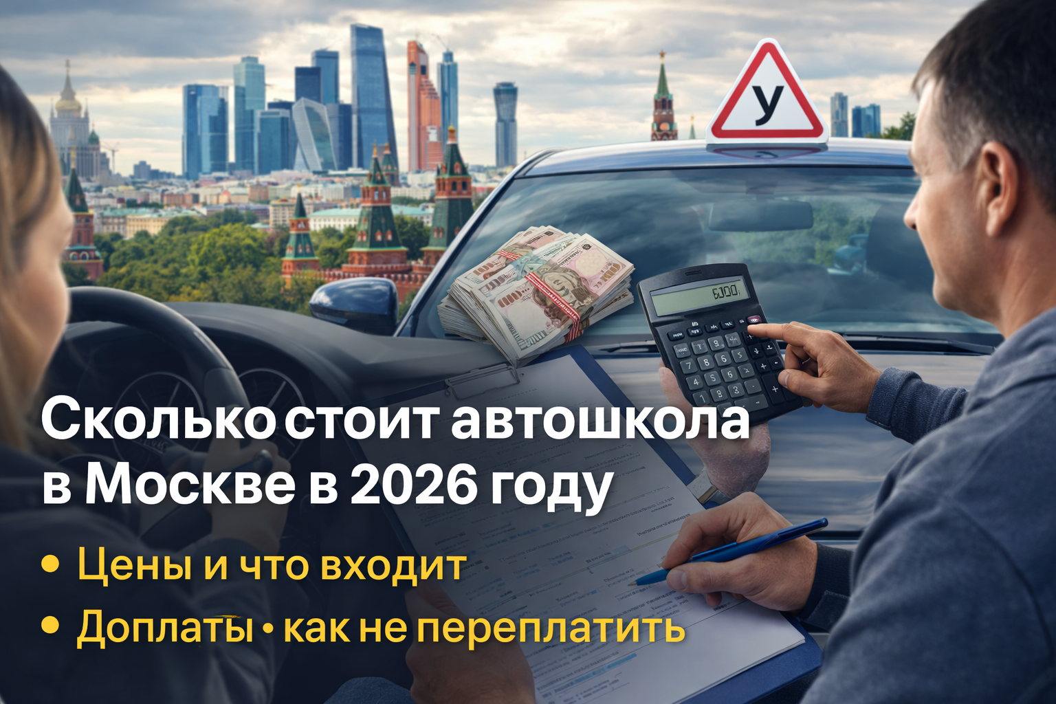 Стоимость автошколы в Москве в 2026 году